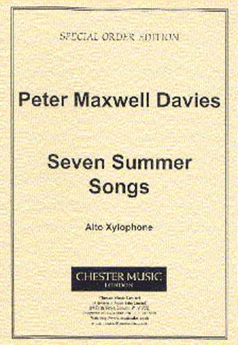 Peter Maxwell Davies: Seven Summer Songs Alto Xylophone Part