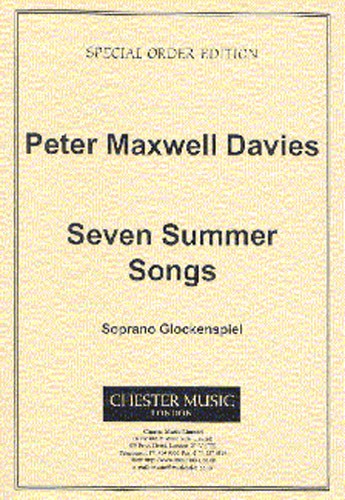 Peter Maxwell Davies: Seven Summer Songs Soprano Glockenspiel Part