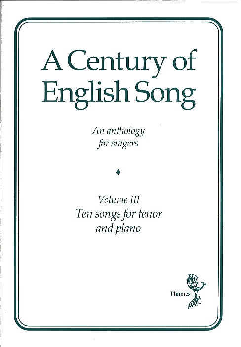 A Century Of English Song Volume III