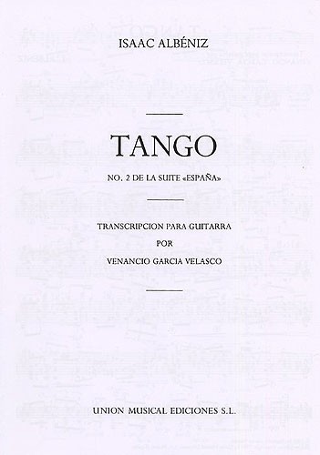 Albeniz Tango (garcia Velasco) Guitar