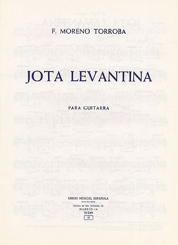 F. Moreno Torroba Jota Levantina