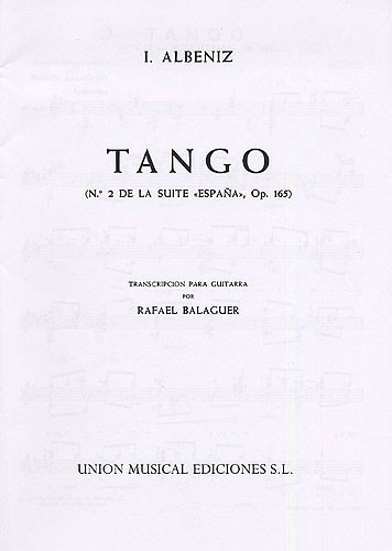 Albeniz Tango (espana) (balaguer) Guitar