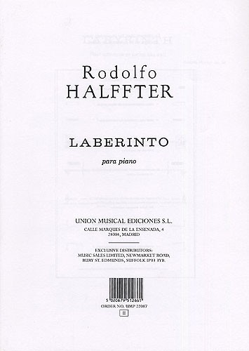 Rodolfo Halffter: Laberinto (Labyrinth) Op.34