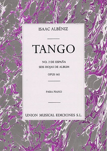 Albeniz Tango In D From Espana Op.165 No.2 Piano