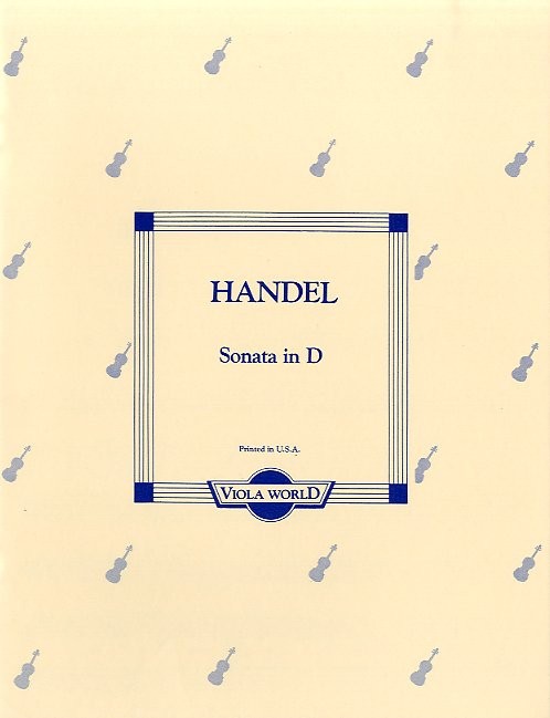 Handel, Gf Sonata In D Vla/pf