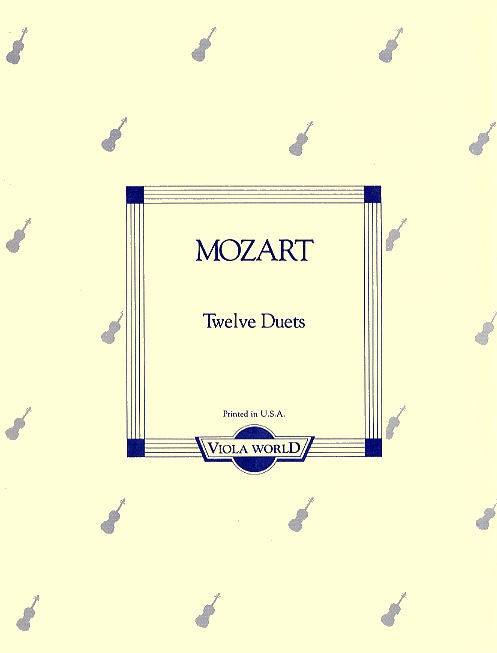 W.A Mozart: Twelve Duets K.487