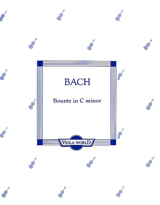 Bach: Bourree In C Minor For Viola And Piano