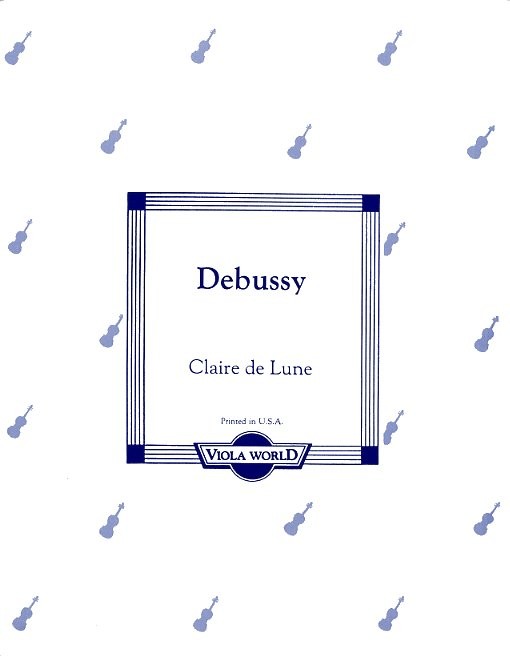 Claude Debussy: Clair De Lune (Viola)