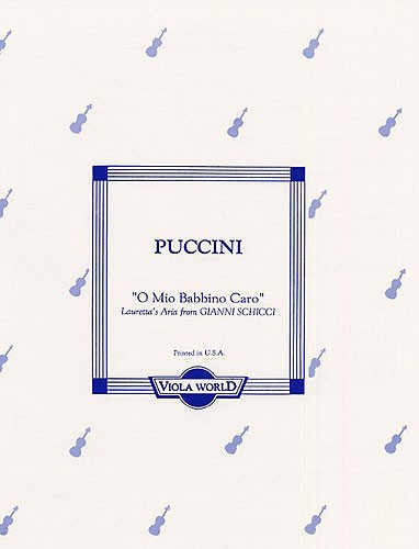 Puccini: O Mio Babbino Caro For Viola And Piano