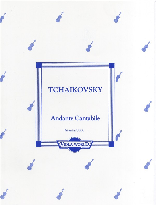 Pyotr Ilyich Tchaikovsky: Andante Cantabile (Viola)