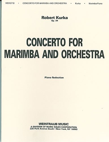 Kurka Concerto For Marimba & Piano (Orch)