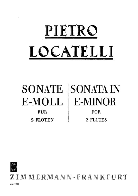 Locatelli: Sonata E Minor