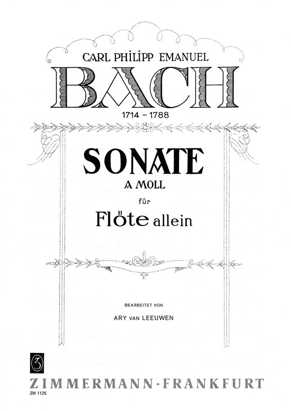 C.P.E. Bach: Sonate A Moll