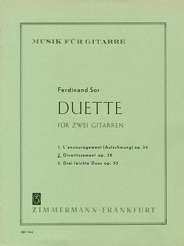 Ferdinand Sor: Divertissement Op.38