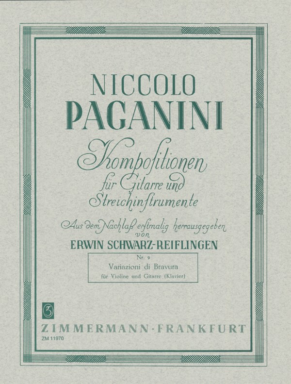 Paganini: Variazioni Di Bravura