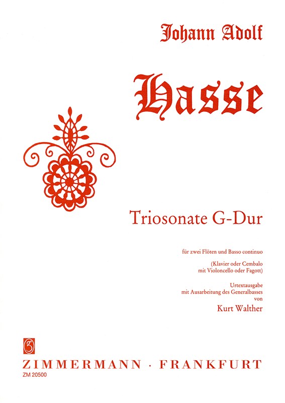 Hasse: Trio Sonata G Major