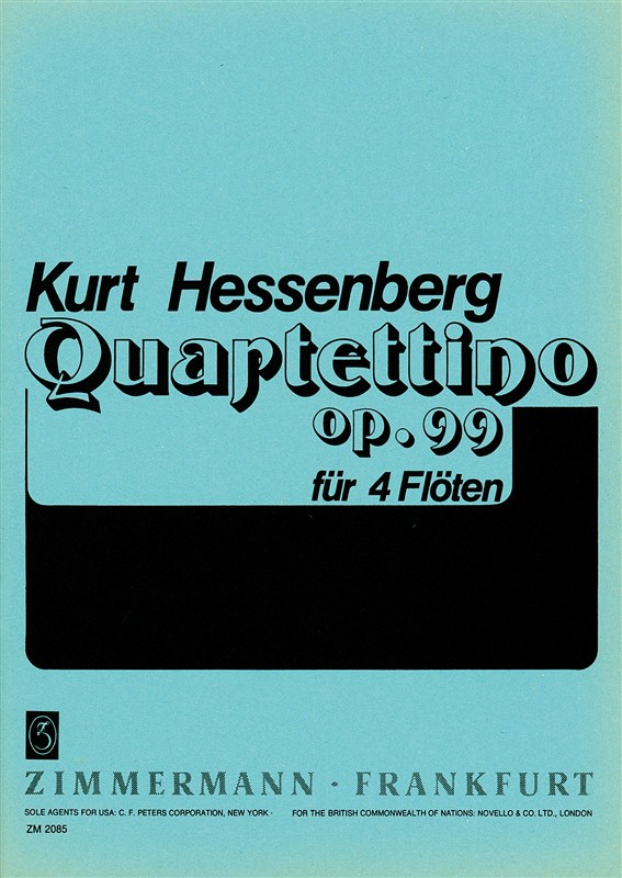 Hessenberg, K: Quartettino Op 9