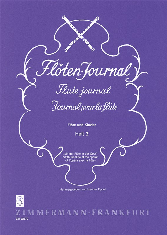 Flten-journal Fr Flte Und Klavier He