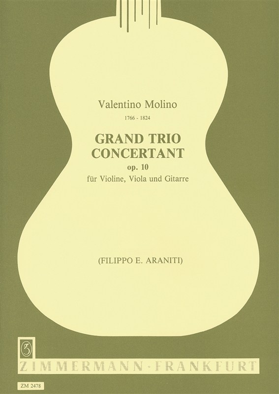 Molino, V: Grand Trio Op 10