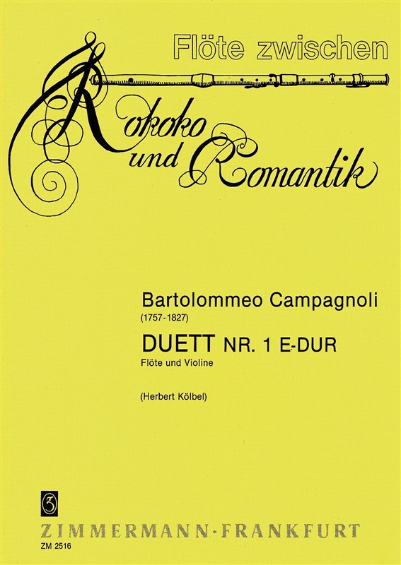 Bartolommeo Campagnoli: Duet No. 1 In E Major