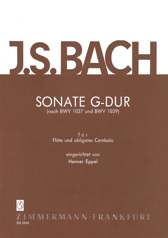 Bach, Js: Sonata G Major