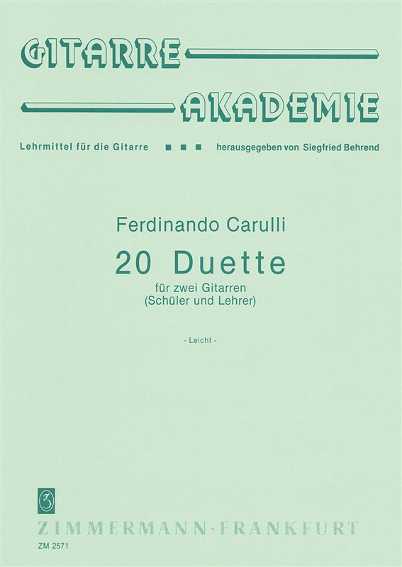 Carulli: Serenade A Major Op 96/1