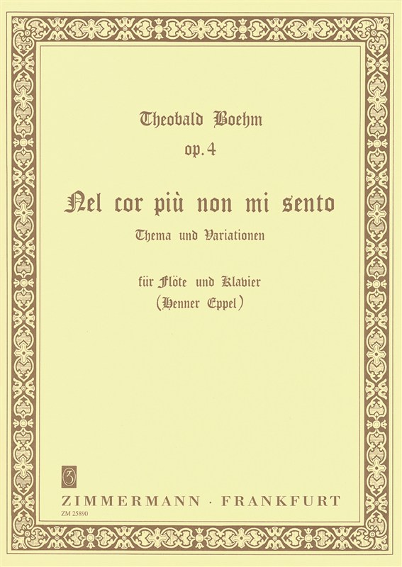 Bohm: Nel Chor Piu Non Mi Cento Op 4