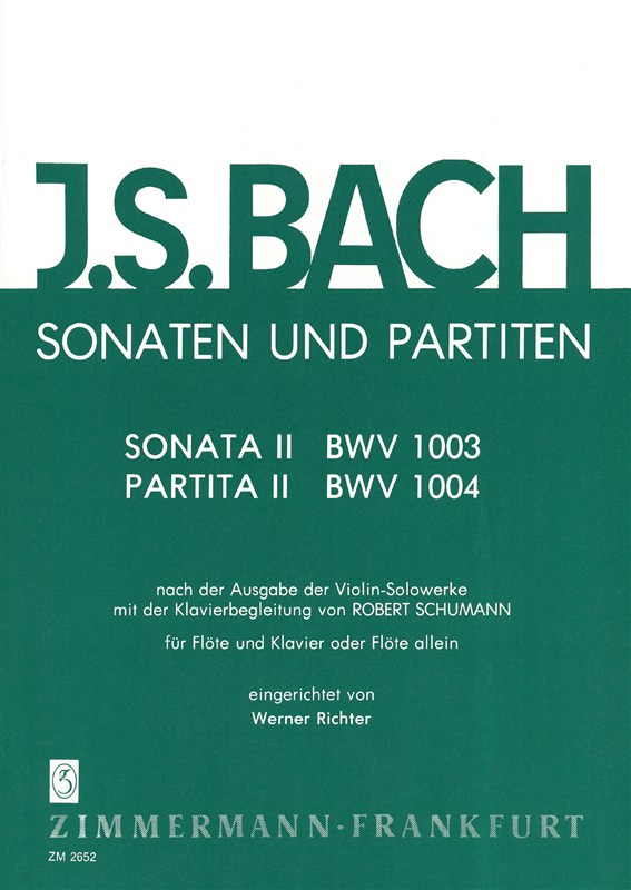 Bach, Js: Sonatas + Partitas Book 2 Bwv 1003 + 1004