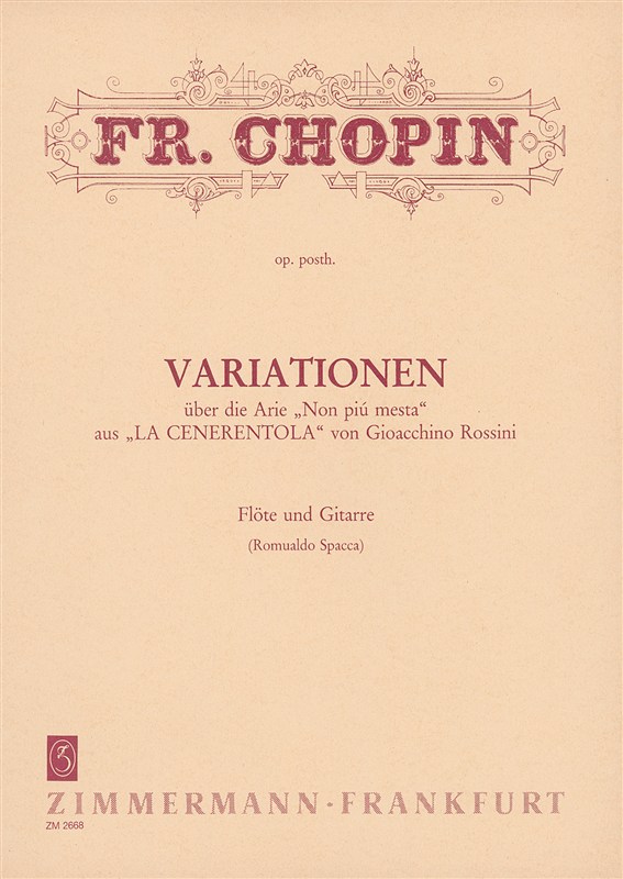 Chopin: Variations On Non Piu Mesta