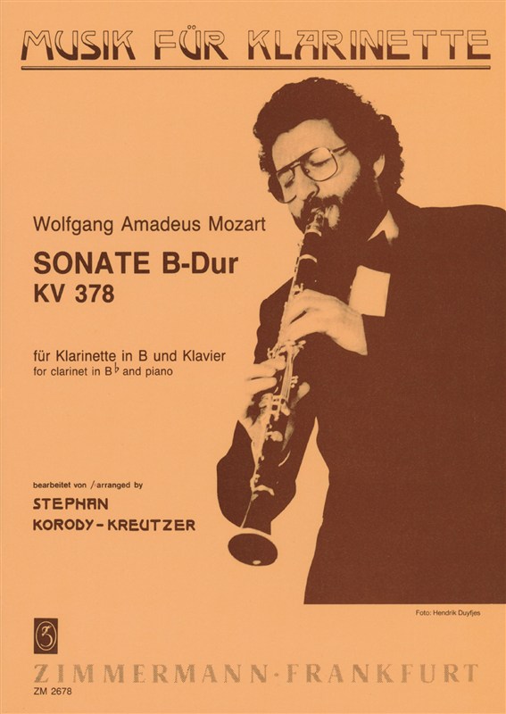 Mozart: Sonata B Major K 378