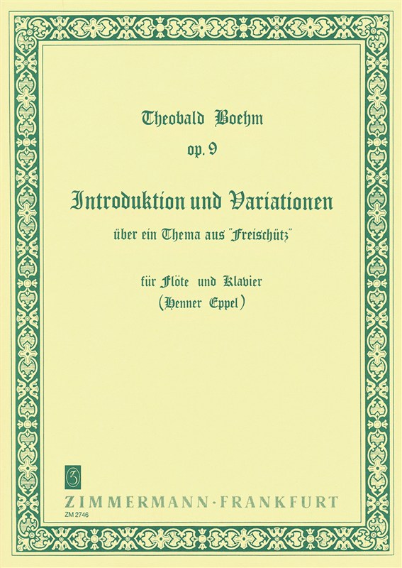 Bohm: Introduction And Variations Op 9