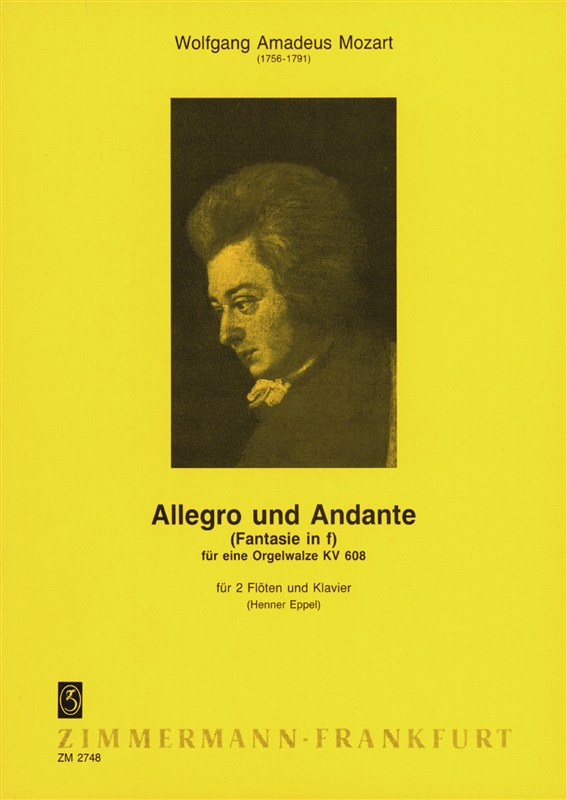 Mozart: Allegro And Andante K 608