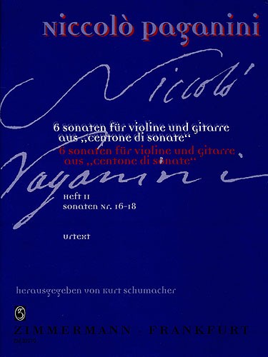 Niccolo Paganini: Centone Di Sonate Volume 2 (Violin/Guitar)