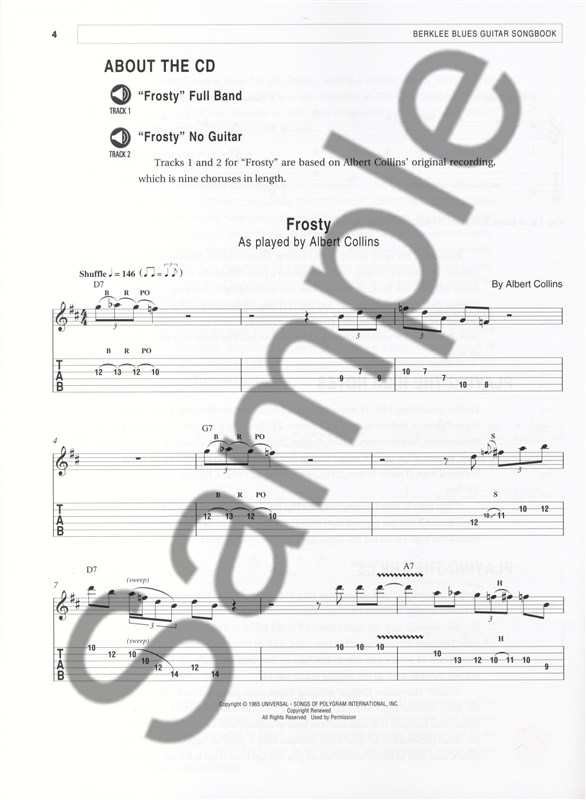 Berklee Blues Guitar Songbook