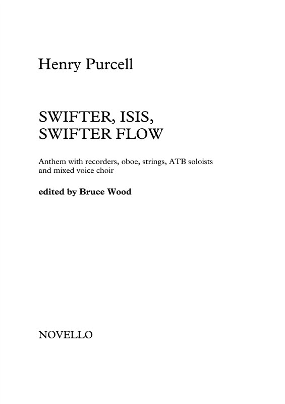 Henry Purcell: Swifter, Isis, Swifter Flow (Parts)