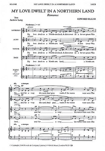 Edward Elgar: My Love Dwelt In A Northern Land (SATB)