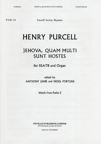 Henry Purcell: Jehova Quam Multi Sunt