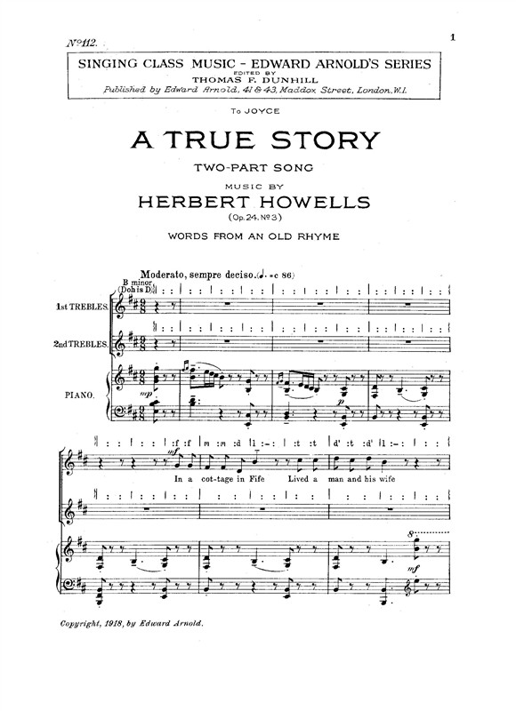 Herbert Howells: A True Story