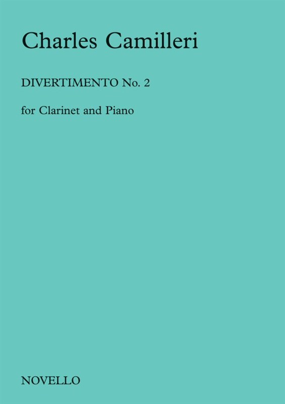 Camilleri: Divertimento No.2 for Clarinet and Piano