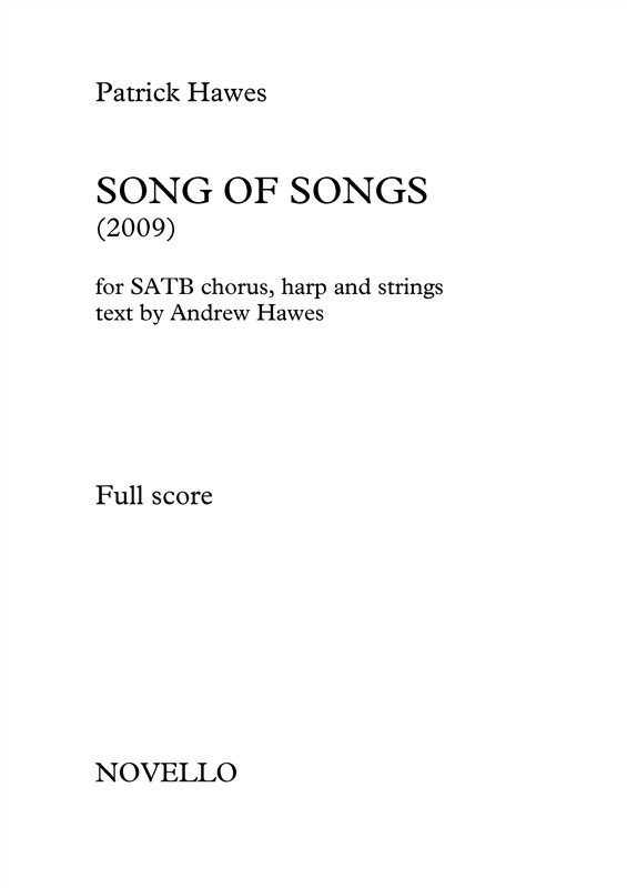 Patrick Hawes: Song Of Songs (Vocal Score)