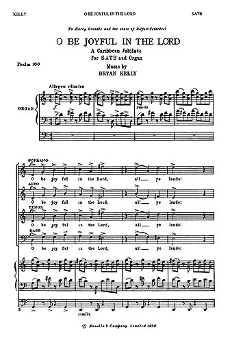 Bryan Kelly: O Be Joyful (Caribbean Jubilate)