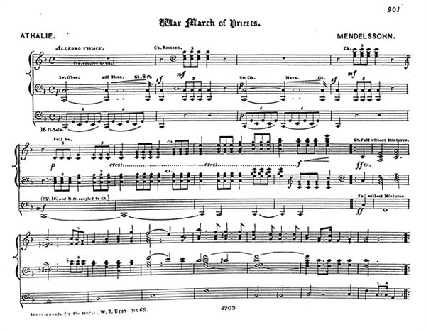 Felix Mendelssohn: War March Of The Priests