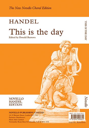 G.F. Handel: This Is The Day (Ed. Burrows) Vocal Score