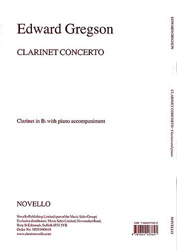 Edward Gregson: Clarinet Concerto (Clarinet/Piano)