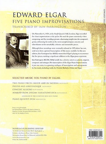 Edward Elgar: Five Improvisations