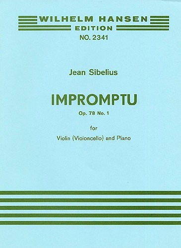 Jean Sibelius: Impromptu Op.78 No.1