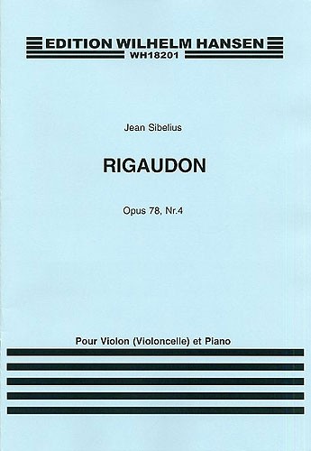 Jean Sibelius: Rigaudon Op.78 No.4