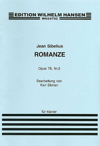 Jean Sibelius: Romance Op.78 No.2 (Piano)