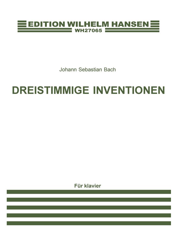 Johann Sebastian Bach: Dreistimmige Inventionen (piano)