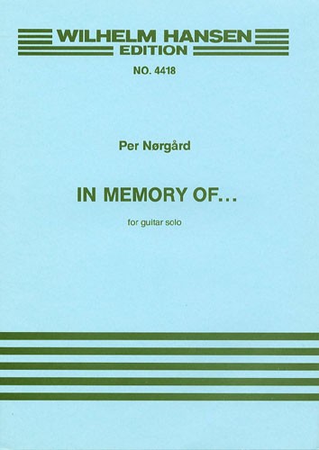 Per Nrgrd: In Memory Of...